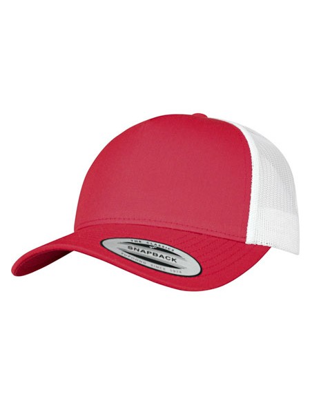 FLE-6506T-5-Panel Retro Trucker 2-Tone Cap 2